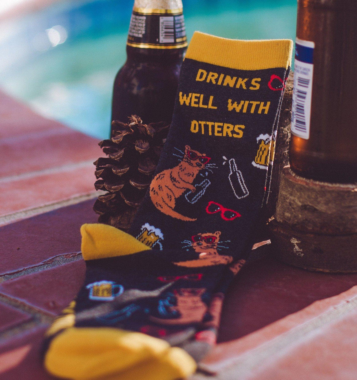 Crazy Dog Otter Socks
