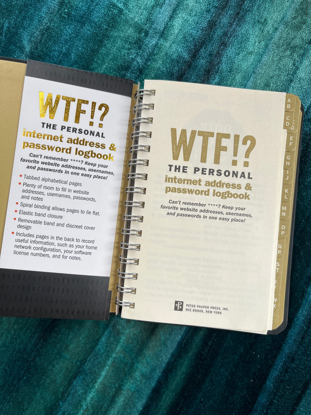 WTF Password Book