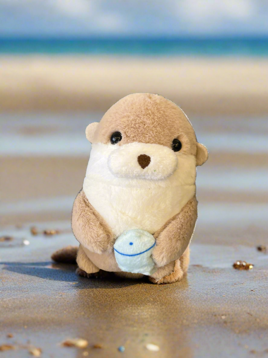 Baby otter keychain