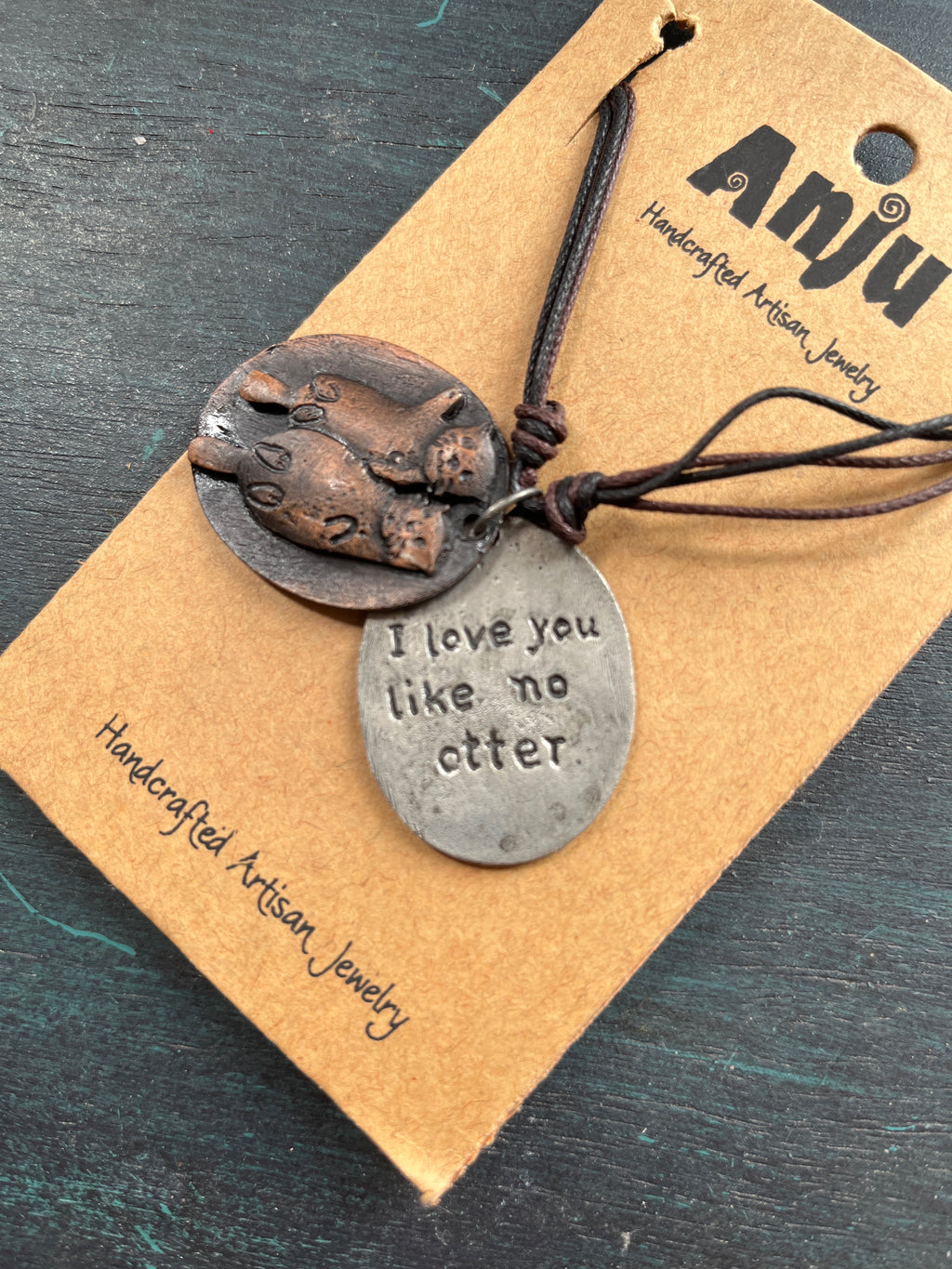 Pewter Otter Necklace
