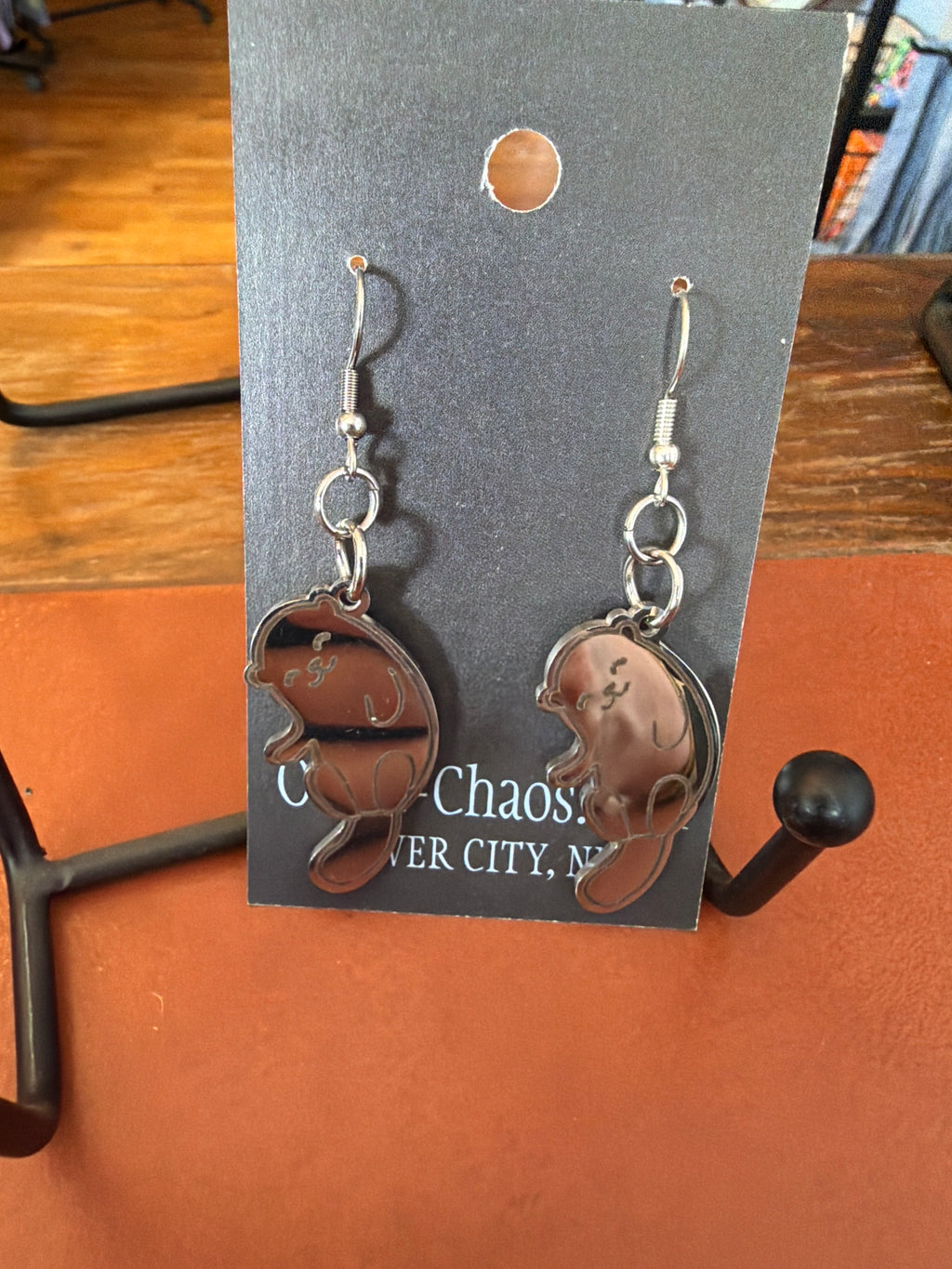 Otter earrings