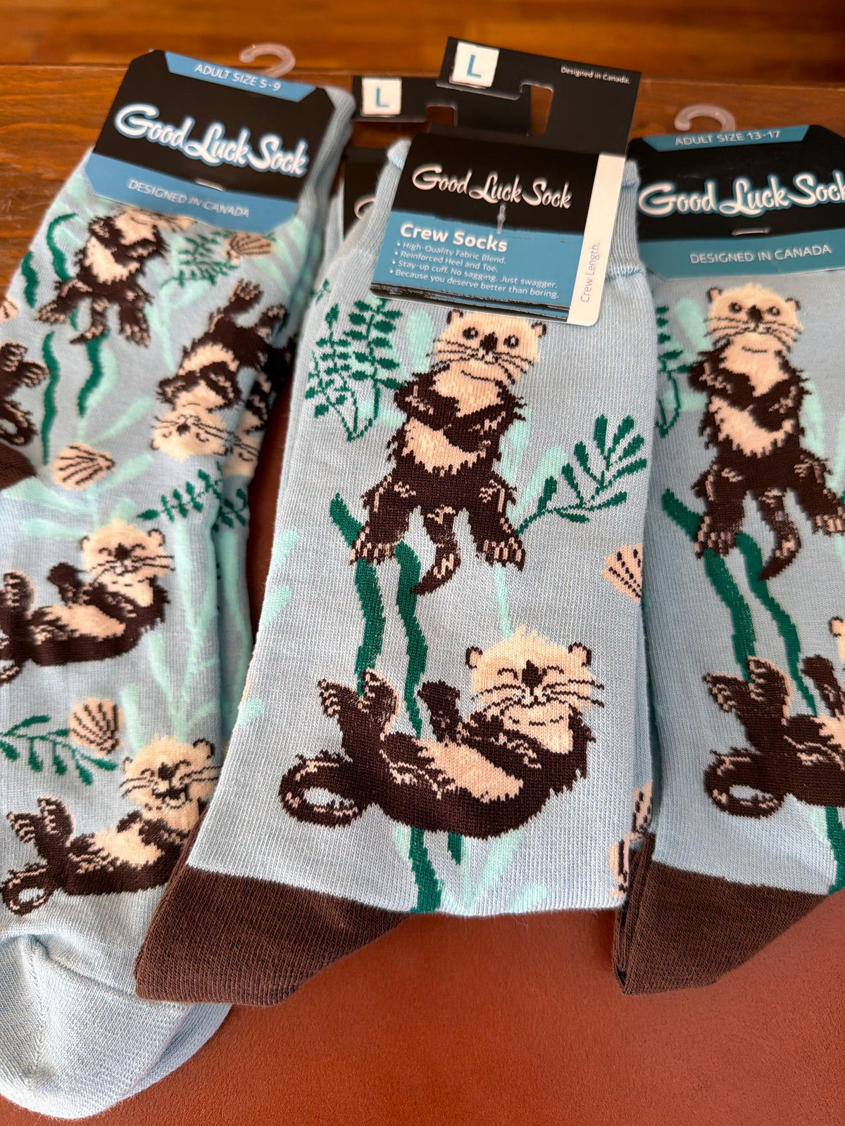 Good Luck Sea Otter Socks