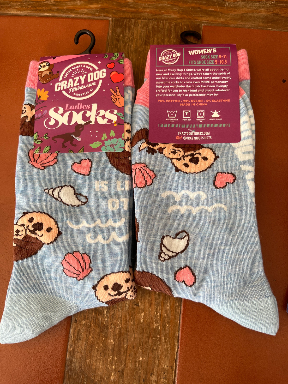 Crazy Dog Otter Socks